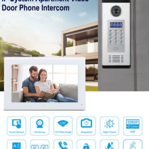 IP System Apartment Video Door Phone Intercom