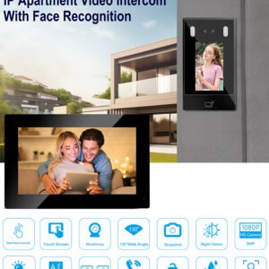 Smart IP Apartment Video Intercom System with Face Recognition
